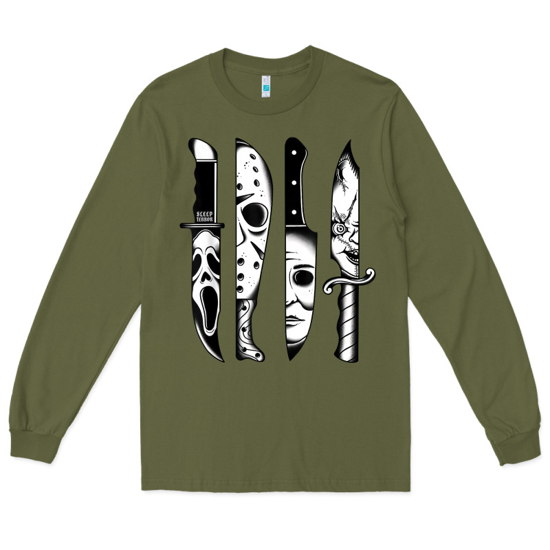 Knives Horror Movie Friday Halloween Horror Goth Evil T Shirt Long Sleeve Tee by InspiraDesign | Teevron