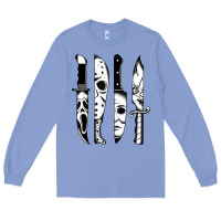 Colony Blue knives horror movie friday halloween horror goth evil t shirt Long Sleeve Tee - InspiraDesign