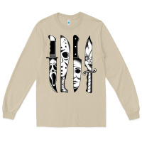 Mushroom knives horror movie friday halloween horror goth evil t shirt Long Sleeve Tee - InspiraDesign