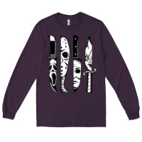 Plum knives horror movie friday halloween horror goth evil t shirt Long Sleeve Tee - InspiraDesign
