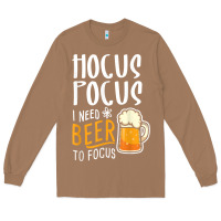 Toasted Coconut Hocus Pocus I Need Beer To Focus Funny Halloween Witch 1 Long Sleeve Tee - InspiraDesign