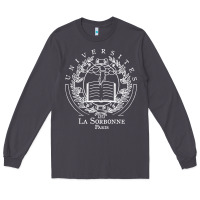 Smoke Universite Paris La Sorbonne Long Sleeve Tee - InspiraDesign