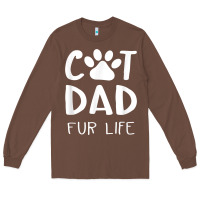 Chestnut funny cat dad fathers day gift shirt fur life cat tee Long Sleeve Tee - InspiraDesign