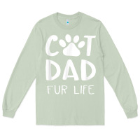 Matcha funny cat dad fathers day gift shirt fur life cat tee Long Sleeve Tee - InspiraDesign