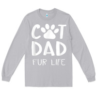 Moon Dust funny cat dad fathers day gift shirt fur life cat tee Long Sleeve Tee - InspiraDesign