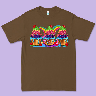 Pride Cupcake Premium Tee Designed By Fadigitalartstudio