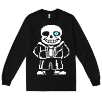 Black undertale sans Long Sleeve Tee - InspiraDesign