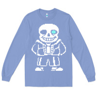 Colony Blue undertale sans Long Sleeve Tee - InspiraDesign