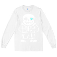 White undertale sans Long Sleeve Tee - InspiraDesign