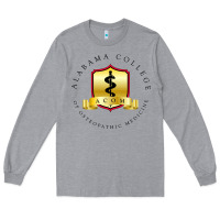 Heather Grey (ACOM) Al4b4m4, College of Osteopathic Medicine Long Sleeve Tee - InspiraDesign