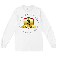 White (ACOM) Al4b4m4, College of Osteopathic Medicine Long Sleeve Tee - InspiraDesign