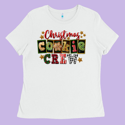 Christmas Cookie Crew Ladies Tee Designed By Fadigitalartstudio