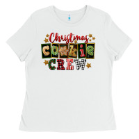 White Christmas cookie crew Ladies Tee - FaDigitalArtStudio