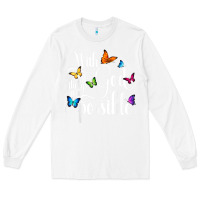 White With God All Things Are Possible  Religious Butterfly Art Long Sleeve Tee - InspiraDesign