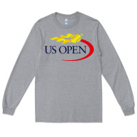 Heather Grey us open tennis Long Sleeve Tee - InspiraDesign