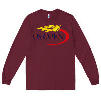 Burgundy us open tennis Long Sleeve Tee - InspiraDesign