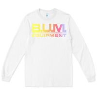 White vintage bum equipment 02 Long Sleeve Tee - InspiraDesign