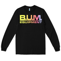 Black vintage bum equipment 02 Long Sleeve Tee - InspiraDesign