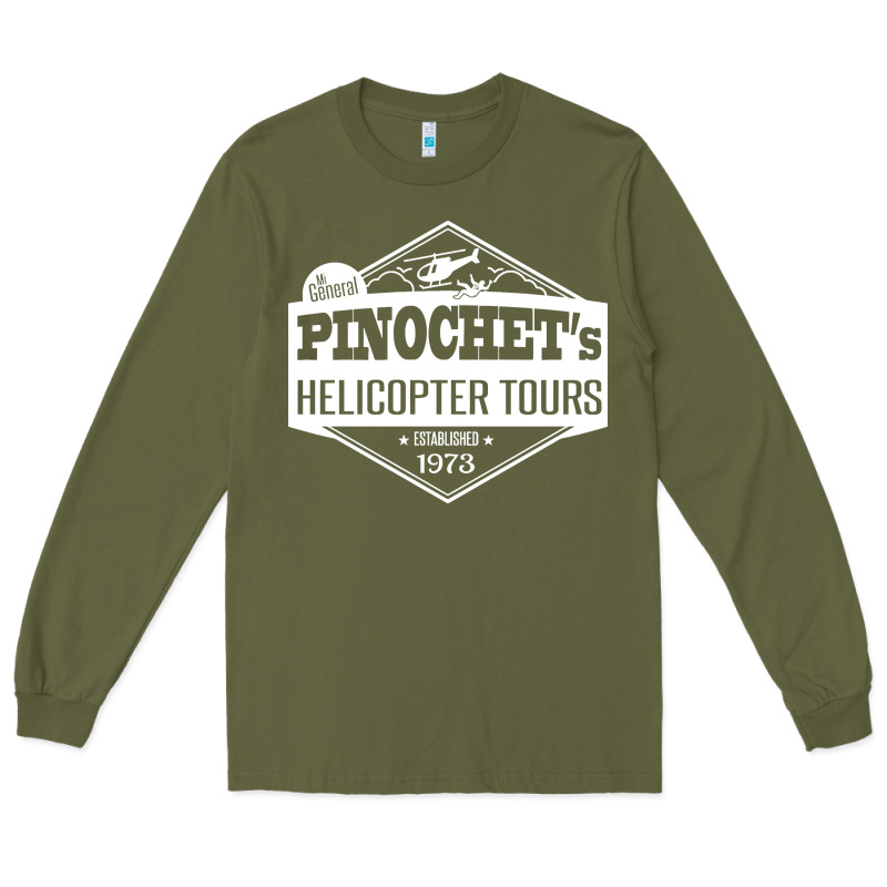 Pinochet Helicopter Tours Long Sleeve Tee by InspiraDesign | Teevron