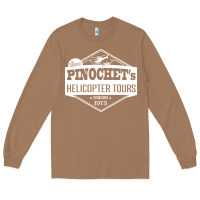 Toasted Coconut Pinochet Helicopter Tours Long Sleeve Tee - InspiraDesign