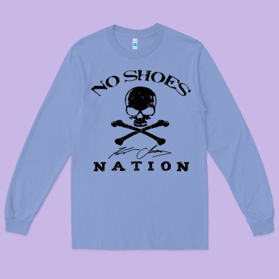 Kenny Chesney On Shoes Nation Tour 2022 Long Sleeve Tee Designed By Inspiradesign