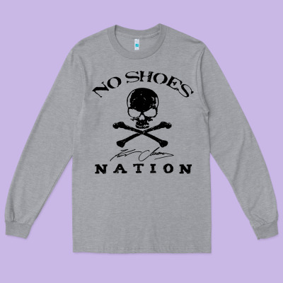 Kenny Chesney On Shoes Nation Tour 2022 Long Sleeve Tee Designed By Inspiradesign