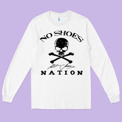 Kenny Chesney On Shoes Nation Tour 2022 Long Sleeve Tee Designed By Inspiradesign