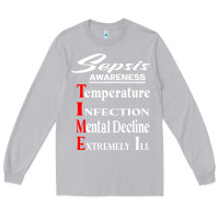 Moon Dust Sepsis Awareness  Know Sepsis Signs  Sepsis Surviv Long Sleeve Tee - InspiraDesign