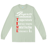 Matcha Sepsis Awareness  Know Sepsis Signs  Sepsis Surviv Long Sleeve Tee - InspiraDesign