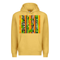 Antique Gold st patricks shamrock with cowhide Premium Hoodie - Artiststas