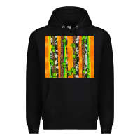 Black st patricks shamrock with cowhide Premium Hoodie - Artiststas