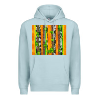Blue Mist st patricks shamrock with cowhide Premium Hoodie - Artiststas