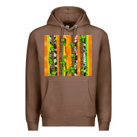 Chestnut st patricks shamrock with cowhide Premium Hoodie - Artiststas