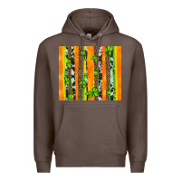 Coffee st patricks shamrock with cowhide Premium Hoodie - Artiststas