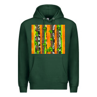 Sports Green st patricks shamrock with cowhide Premium Hoodie - Artiststas