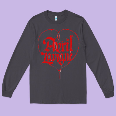 Avril Lavigne Long Sleeve Tee Designed By Inspiradesign