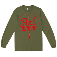 Army Green avril lavigne Long Sleeve Tee - InspiraDesign