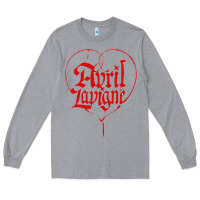 Heather Grey avril lavigne Long Sleeve Tee - InspiraDesign