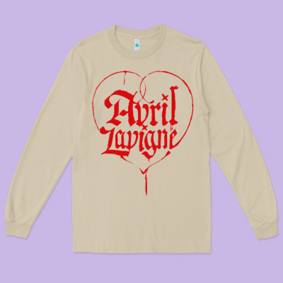 Avril Lavigne Long Sleeve Tee Designed By Inspiradesign