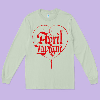 Avril Lavigne Long Sleeve Tee Designed By Inspiradesign
