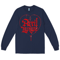 Navy avril lavigne Long Sleeve Tee - InspiraDesign