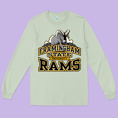 Framingham State Long Sleeve Tee Designed By Inspiradesign