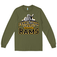 Army Green framingham state Long Sleeve Tee - InspiraDesign
