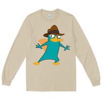 Mushroom Perry The Platypus Long Sleeve Tee - InspiraDesign