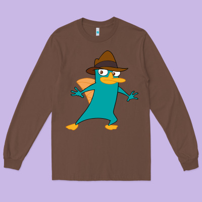Perry The Platypus Long Sleeve Tee Designed By Inspiradesign