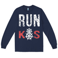 Navy RUN k8s Long Sleeve Tee - InspiraDesign