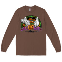 Chestnut halloween vibes Long Sleeve Tee - SublimationCraftShop