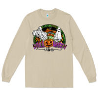 Mushroom halloween vibes Long Sleeve Tee - SublimationCraftShop