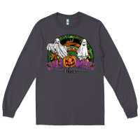 Smoke halloween vibes Long Sleeve Tee - SublimationCraftShop