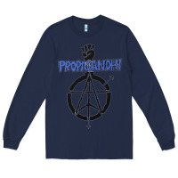 Navy propagandhi Long Sleeve Tee - InspiraDesign